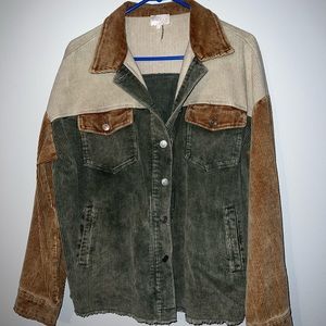 Corduroy Shacket Entro Size Large